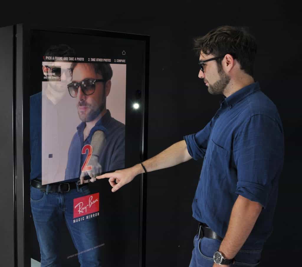 ray ban magic mirror