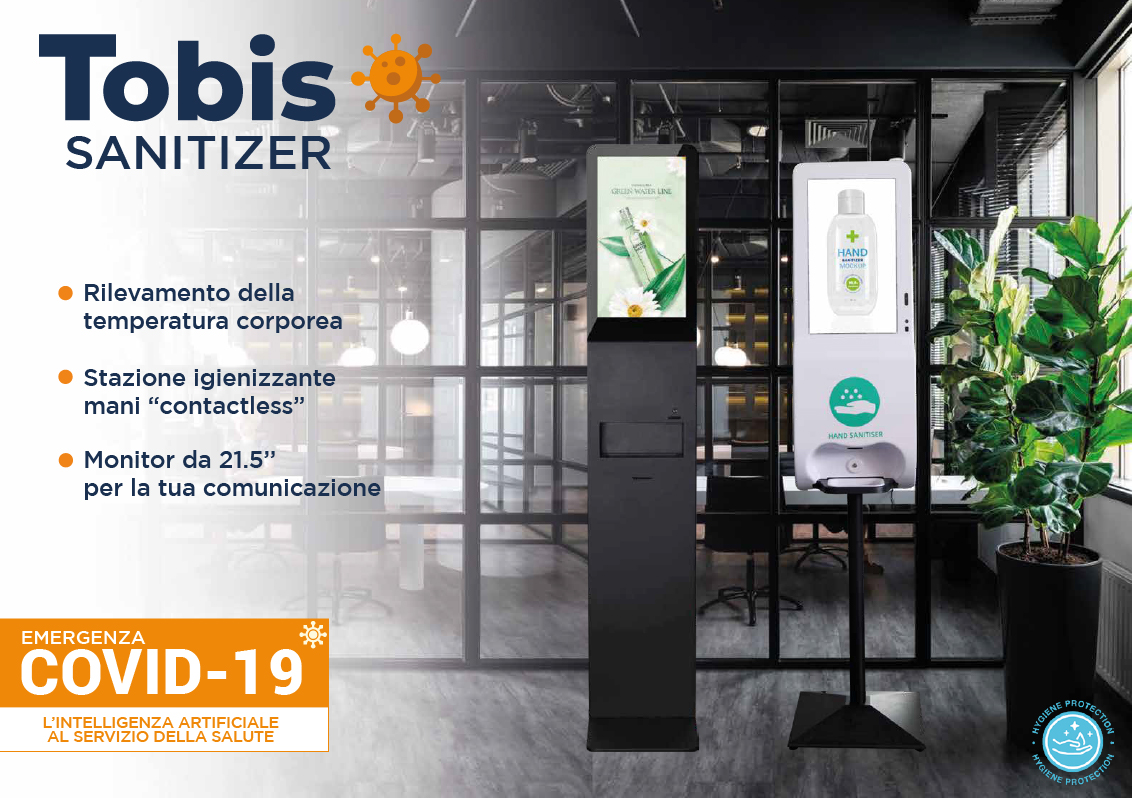 Termoscanner professionale totem e da banco